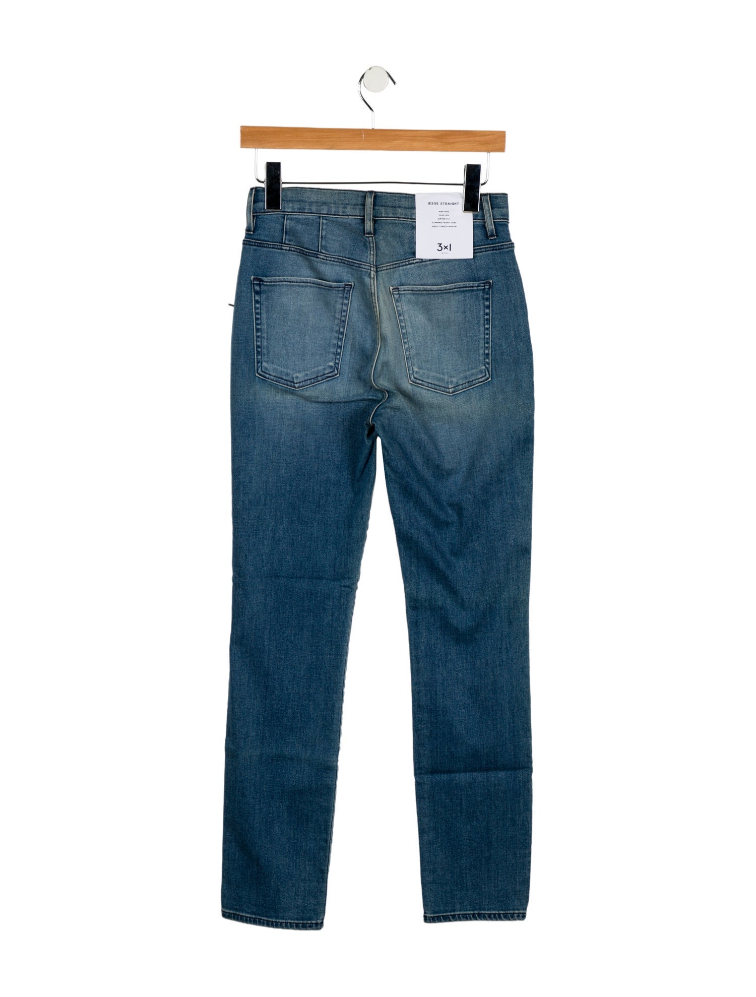 3x1 Mid-Rise Straight Leg Jeans
