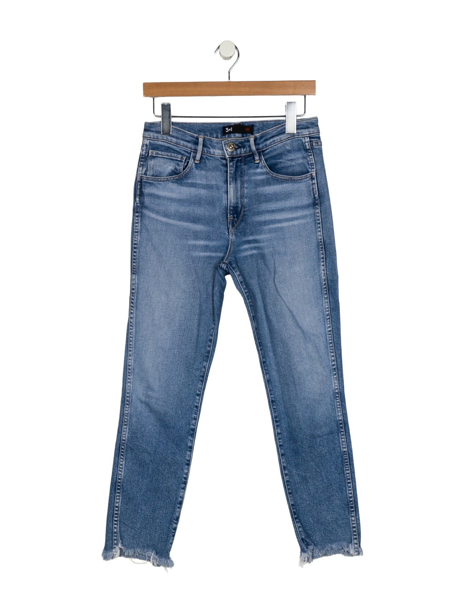 3x1 Mid-Rise Straight Leg Jeans