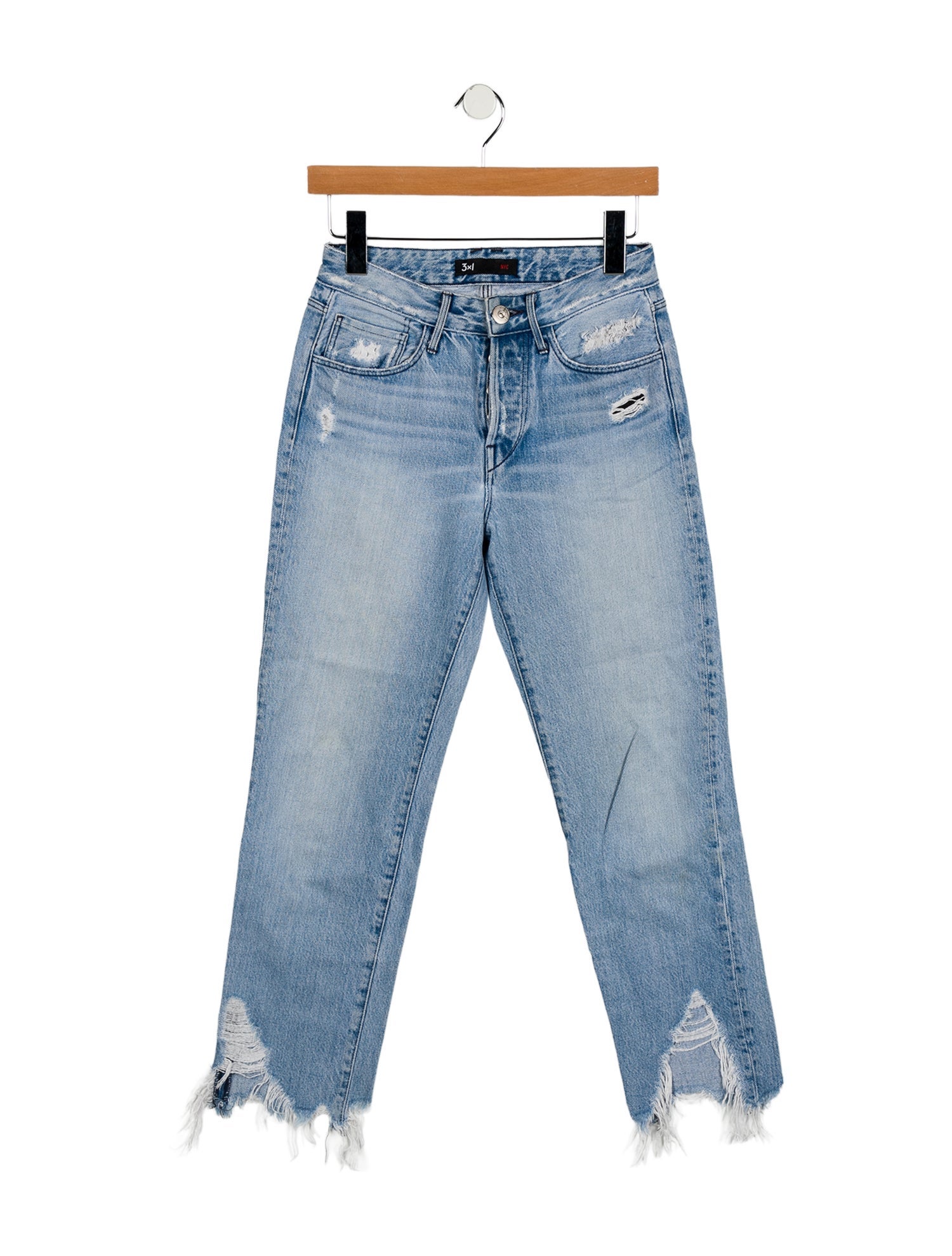 3x1 Mid-Rise Straight Leg Jeans