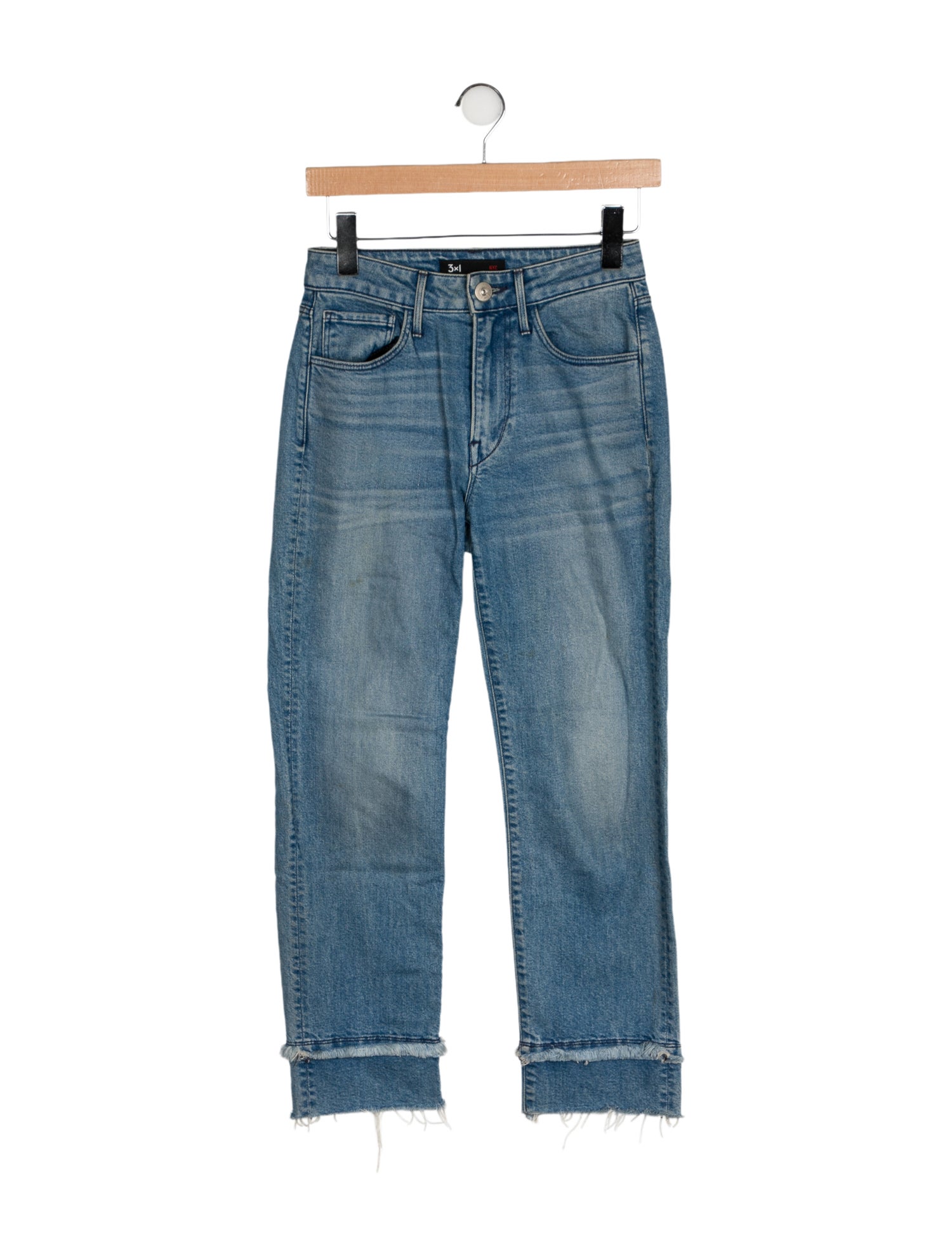3x1 Mid-Rise Straight Leg Jeans