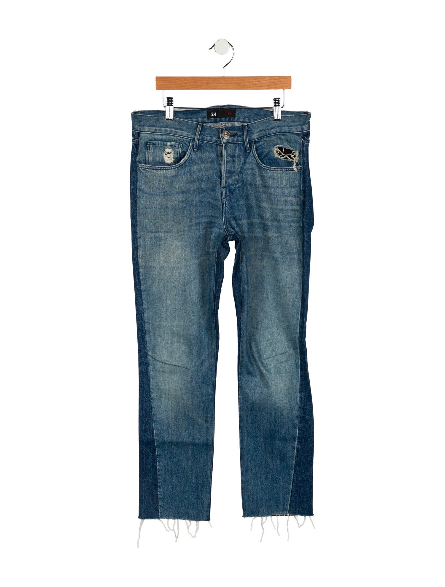3x1 Mid-Rise Straight Leg Jeans