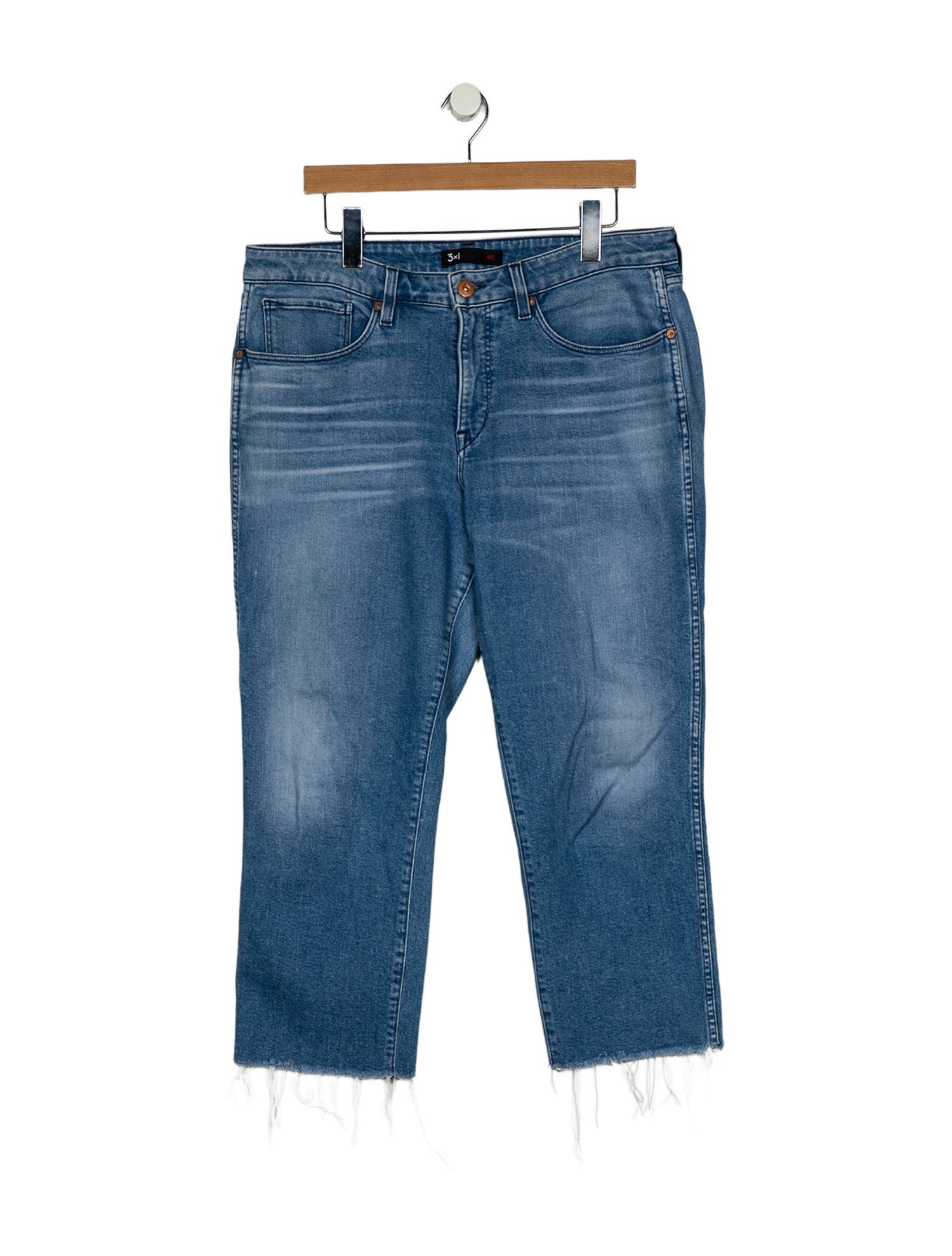 3x1 High-Rise Straight Leg Jeans