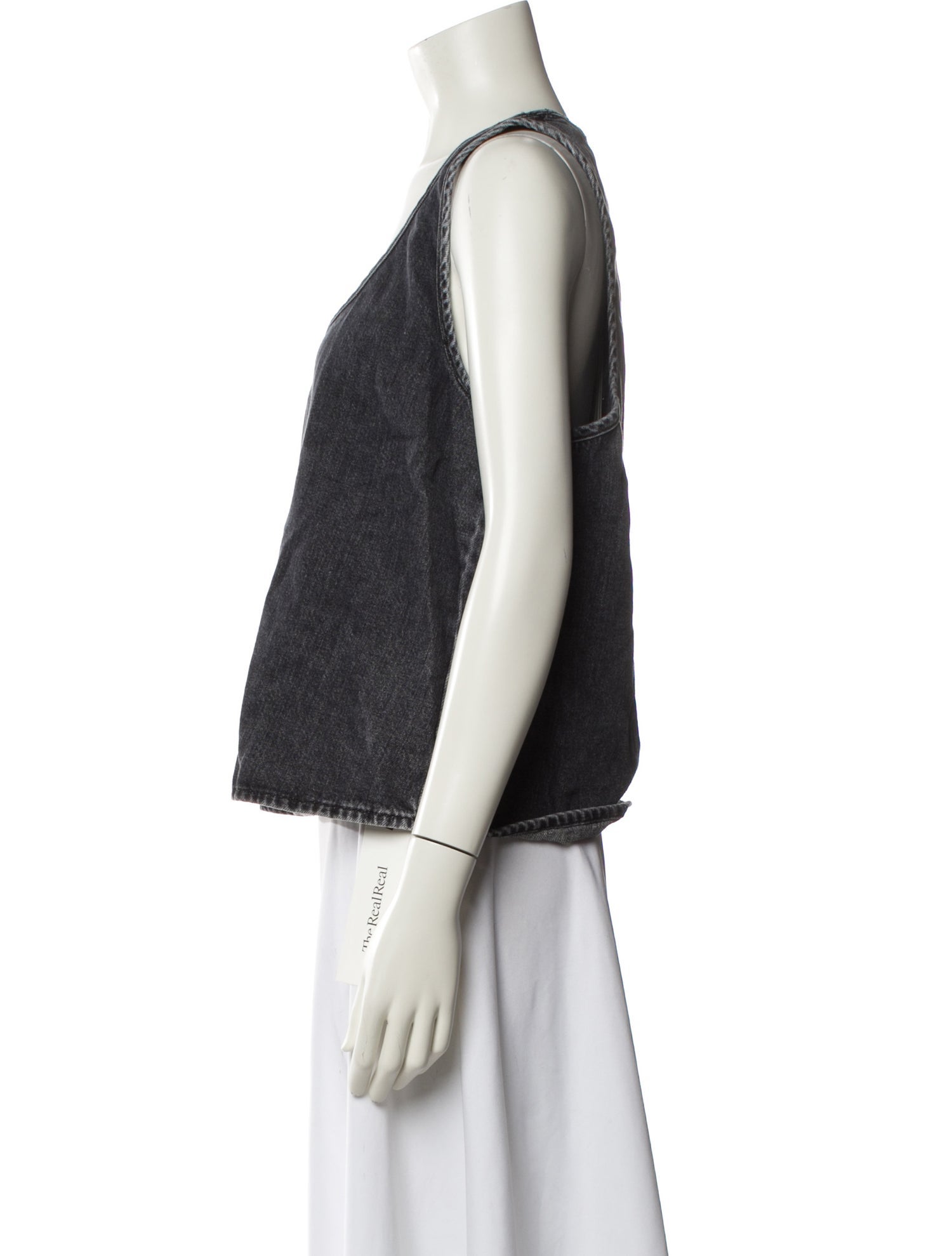 3x1 Scoop Neck Sleeveless Top