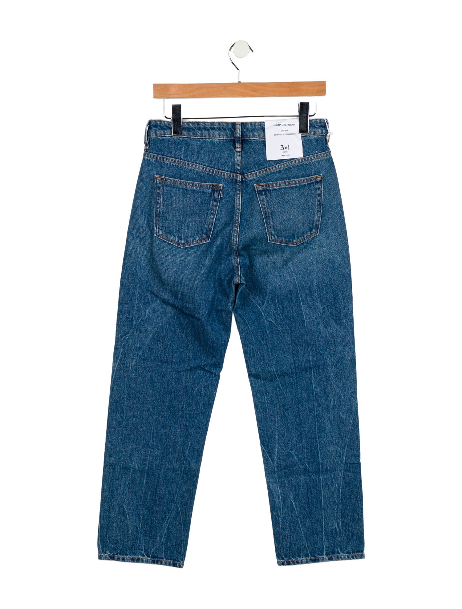 3x1 Mid-Rise Straight Leg Jeans