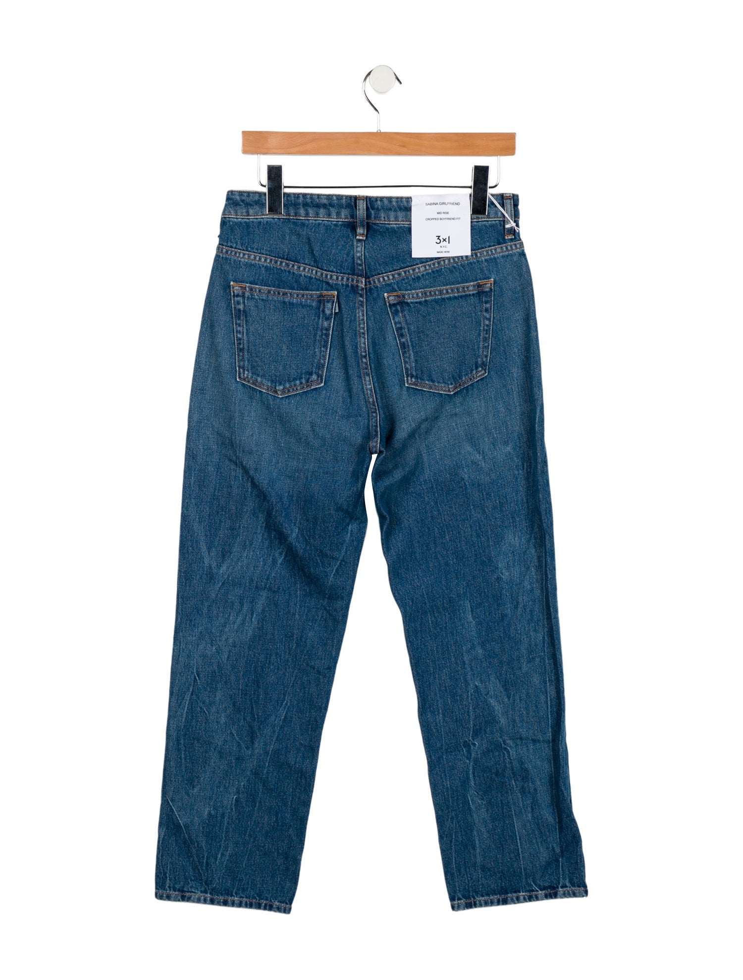 3x1 High-Rise Straight Leg Jeans