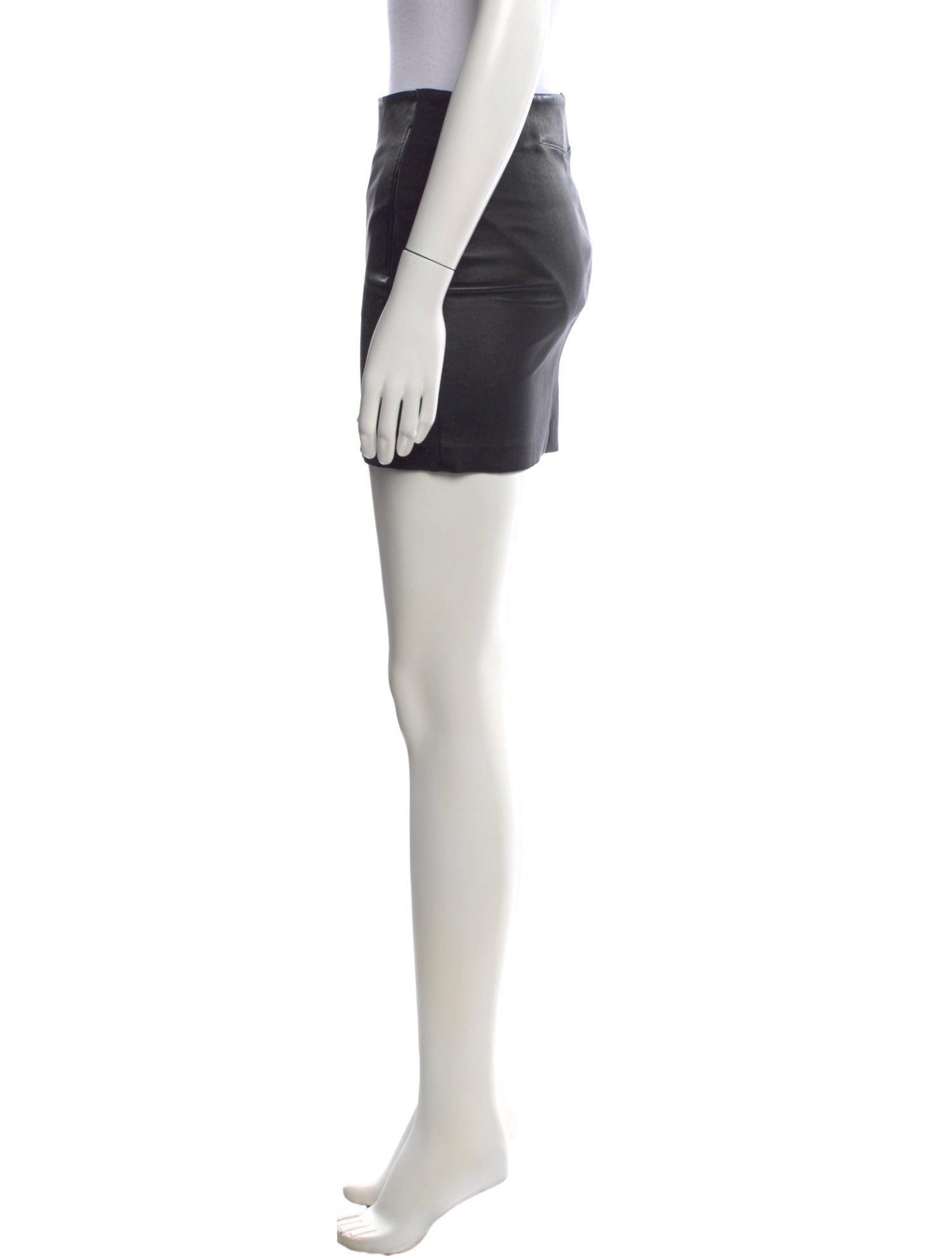 3x1 Lambskin Mini Skirt