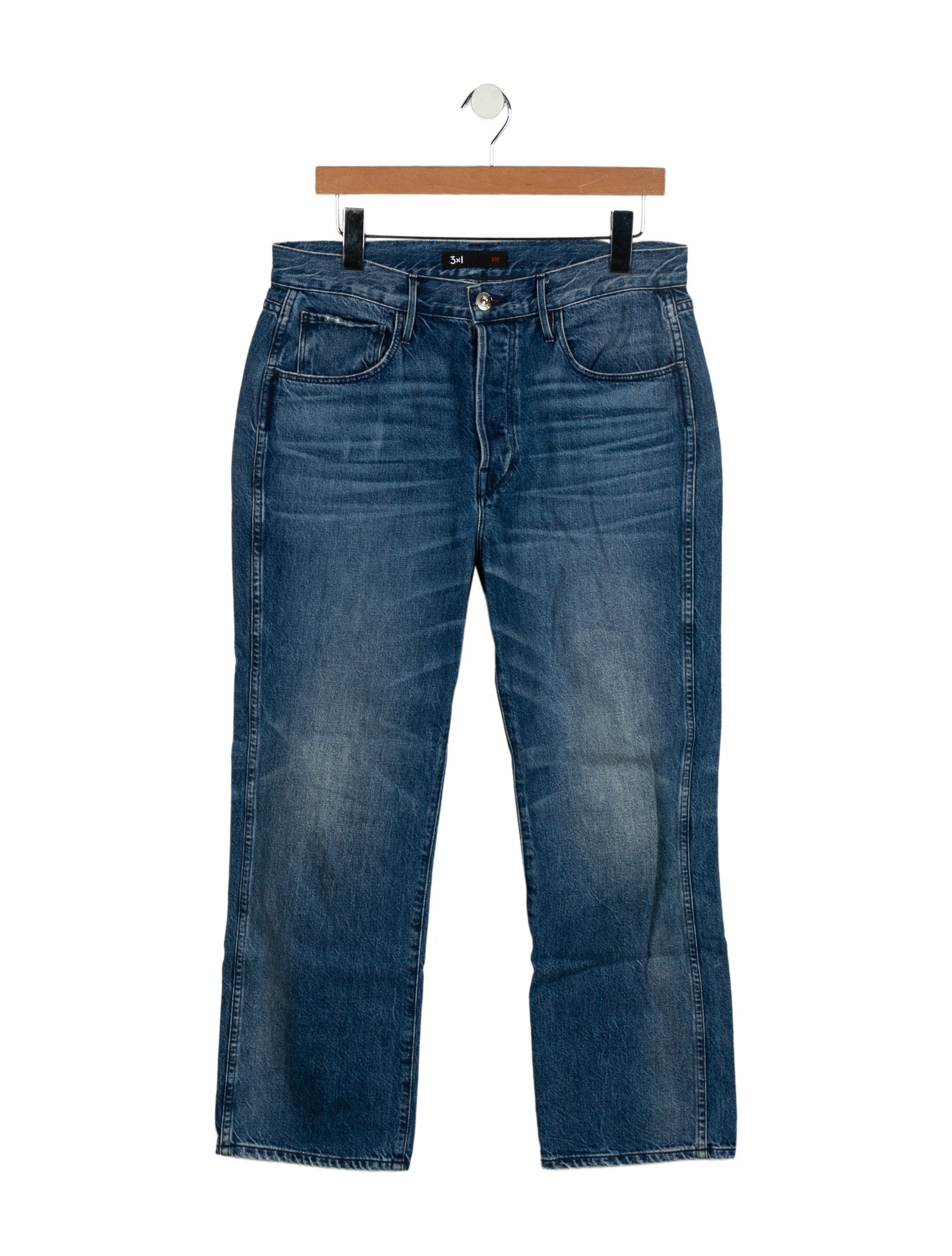 3x1 High-Rise Straight Leg Jeans