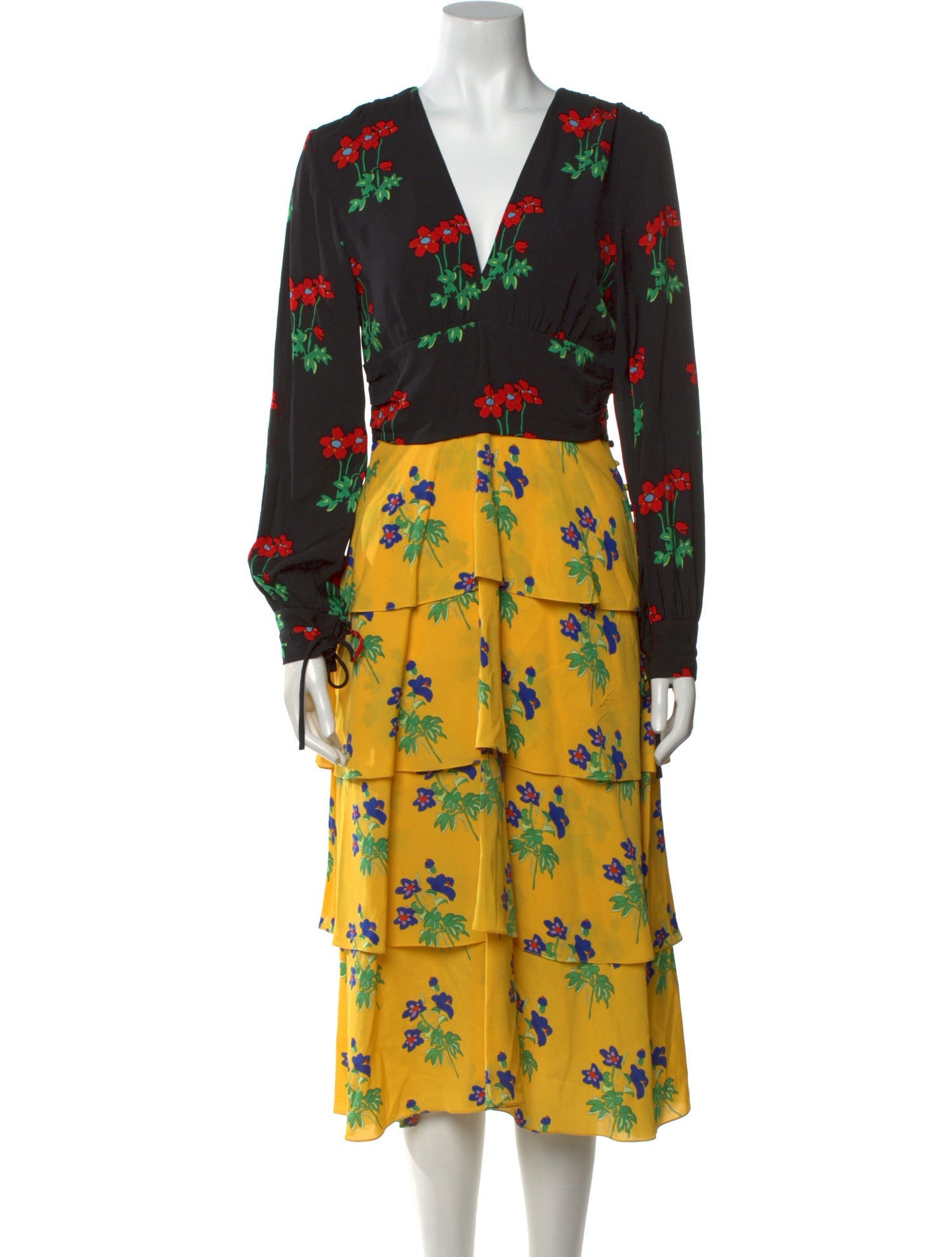 Novis Silk Midi Length Dress