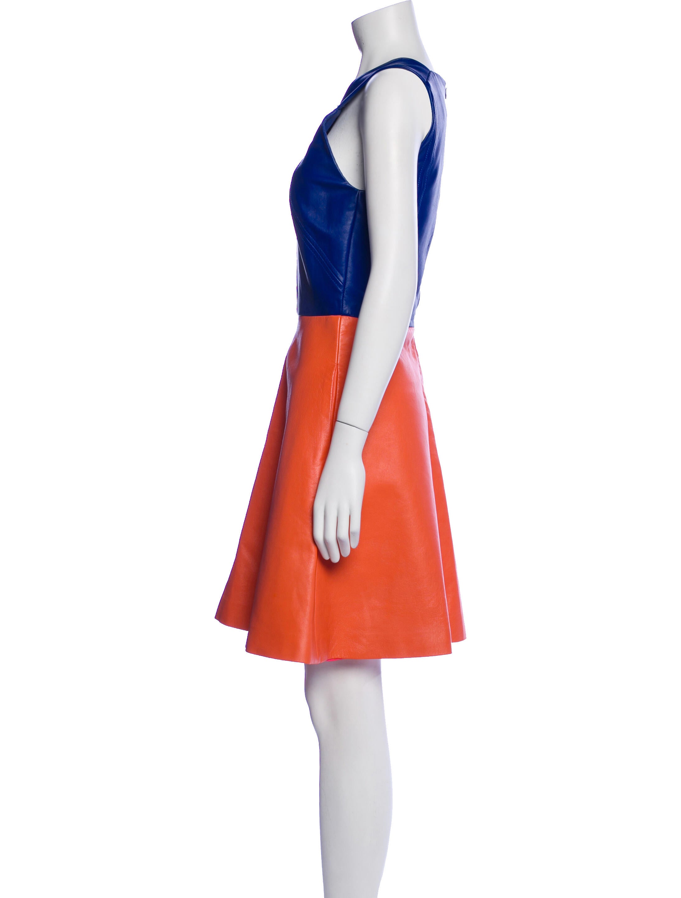 Novis Lambskin Knee-Length Dress