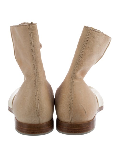 ZOE LEE Leather Chelsea Boots