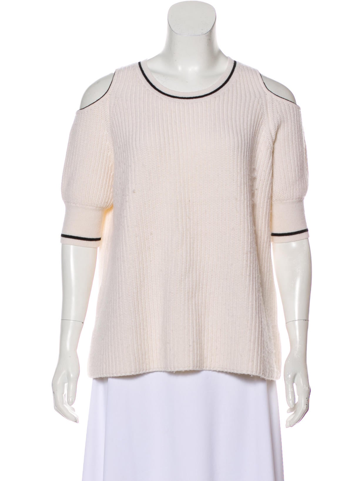 Zoë Jordan Wool Cold-Shoulder Sweater