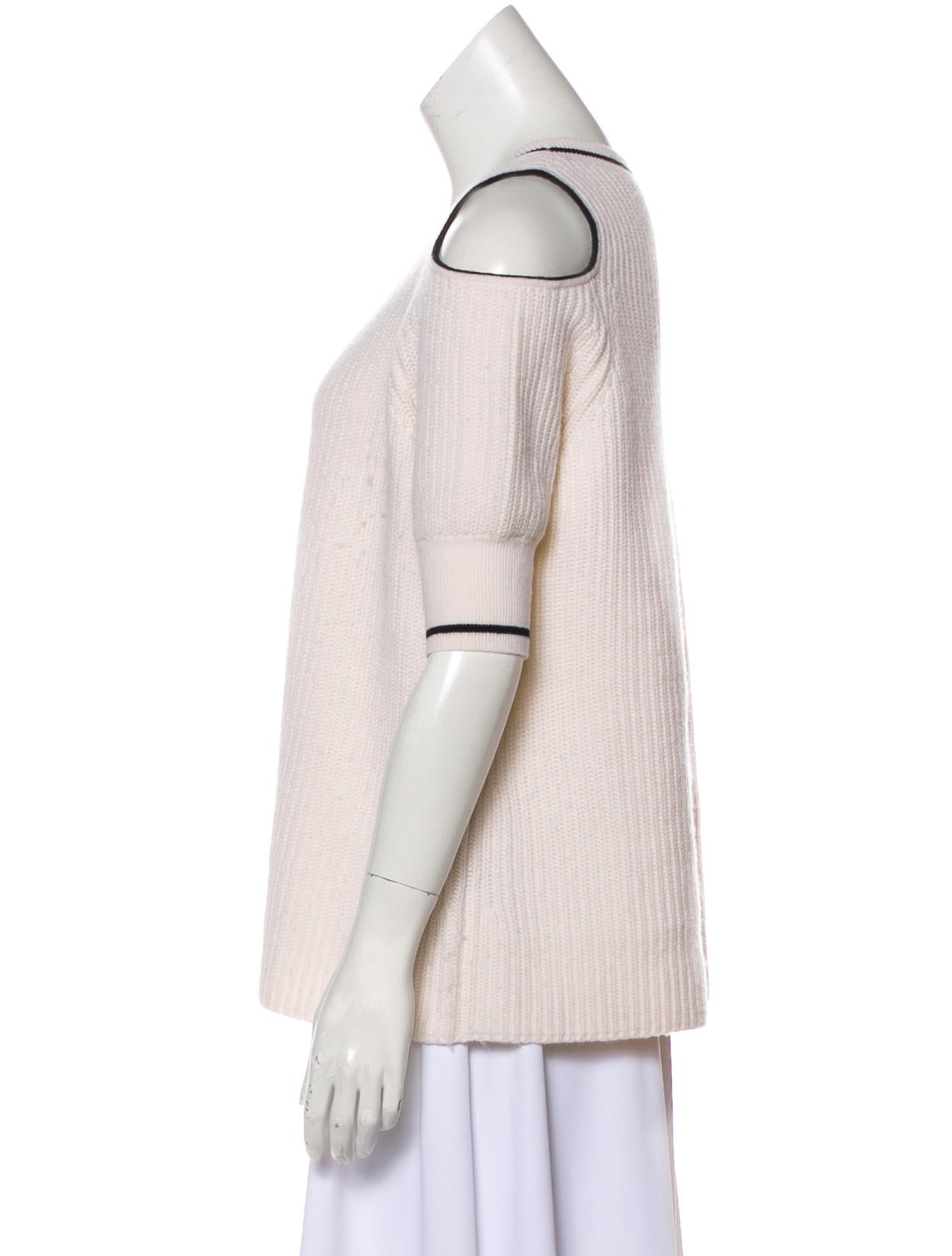 Zoë Jordan Wool Cold-Shoulder Sweater