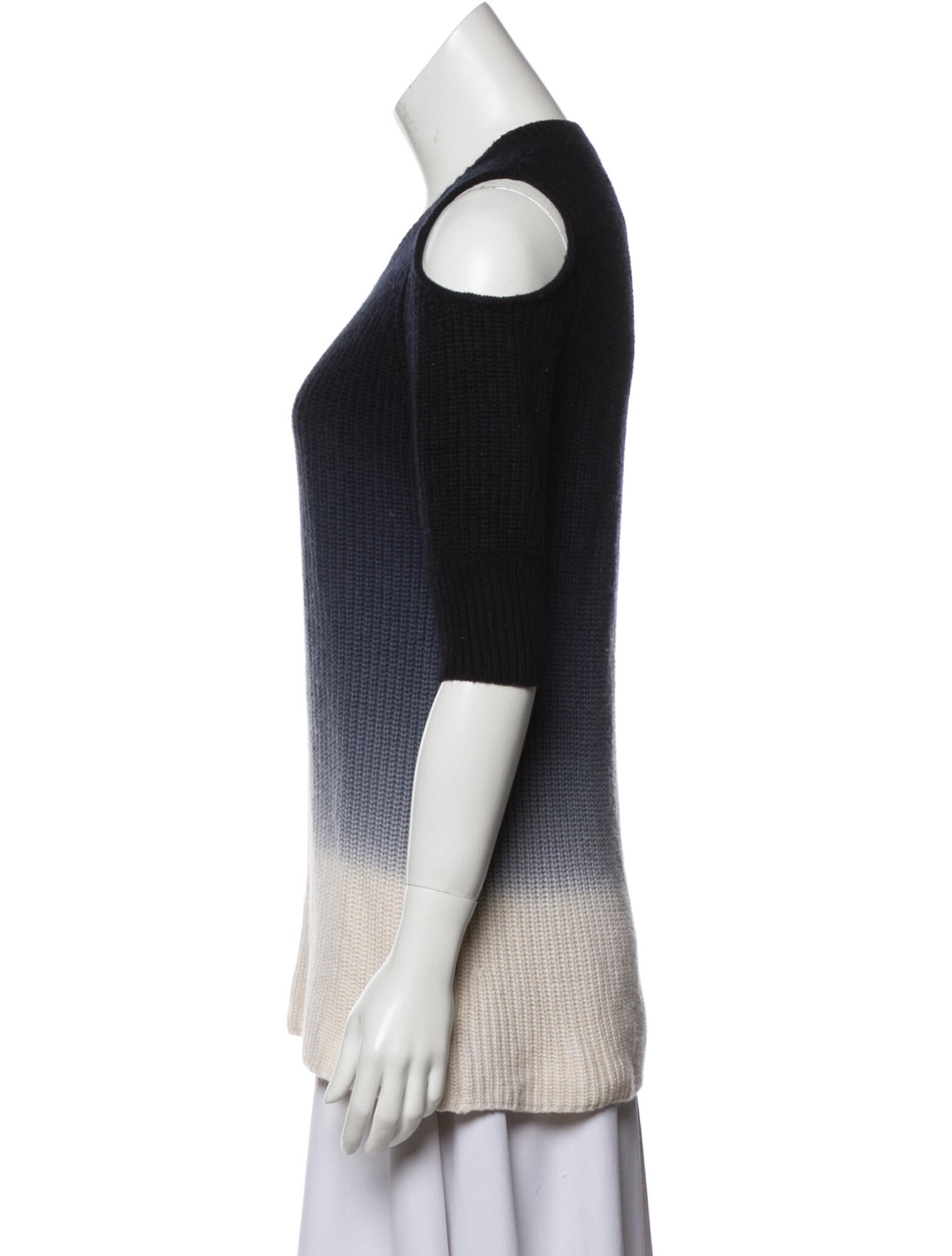 Zoë Jordan Wool Colorblock Pattern Sweater