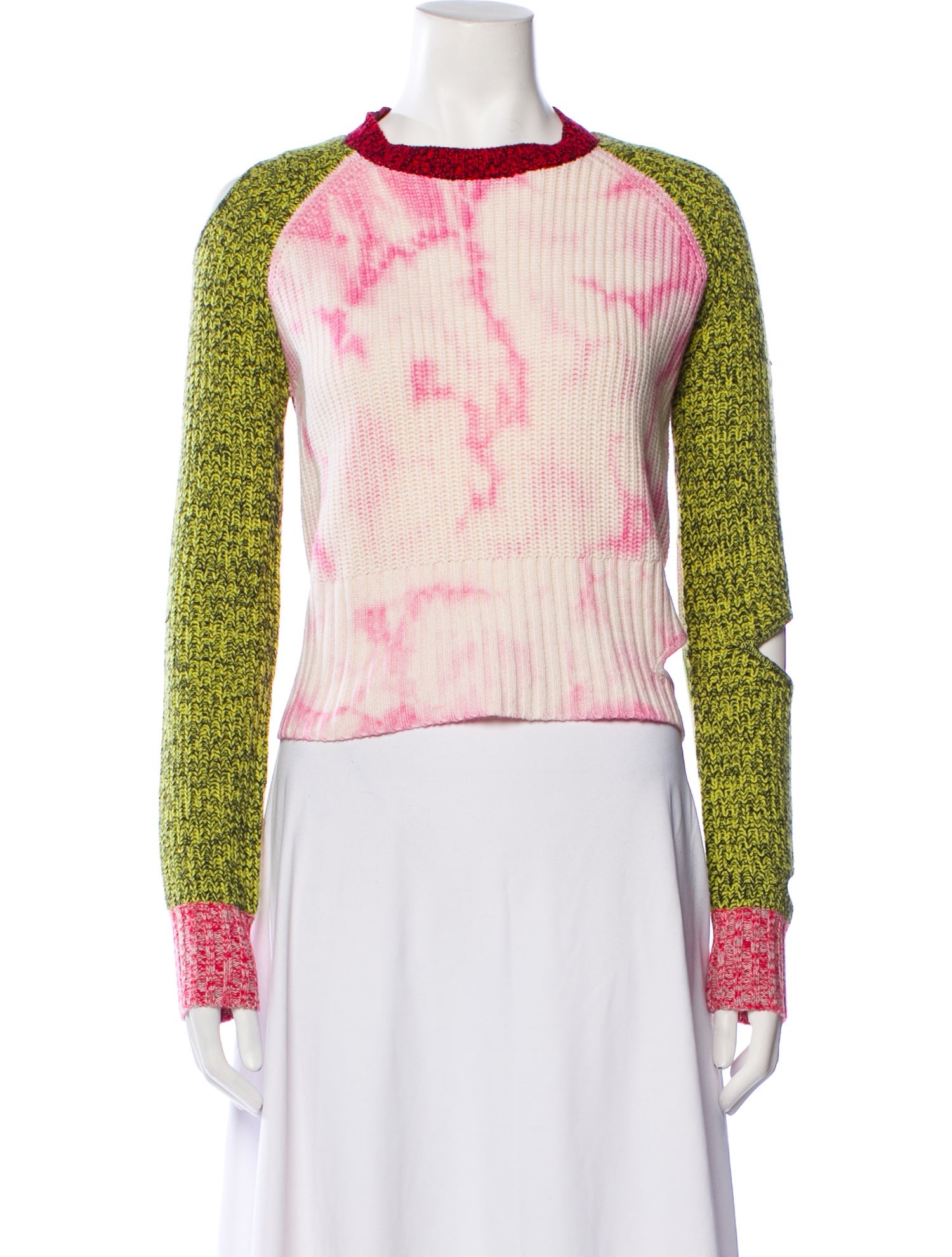 Zoë Jordan Wool Tie-Dye Print Sweater