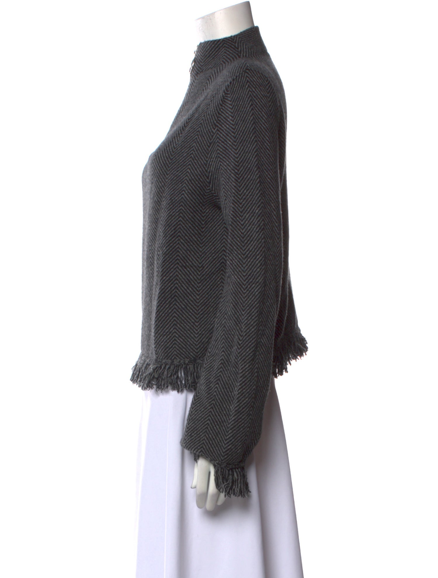 Zoë Jordan Wool Mock Neck Sweater