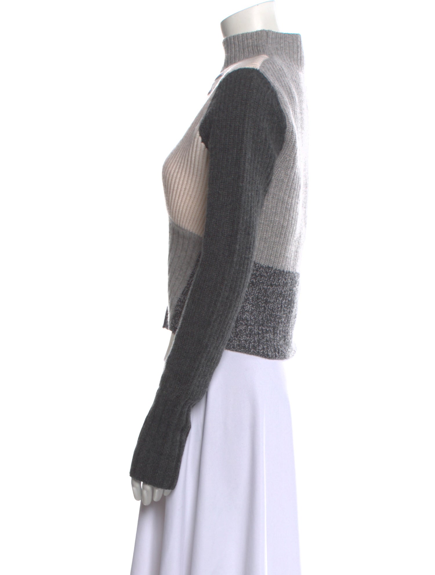 Zoë Jordan Wool Colorblock Pattern Sweater w/ Tags