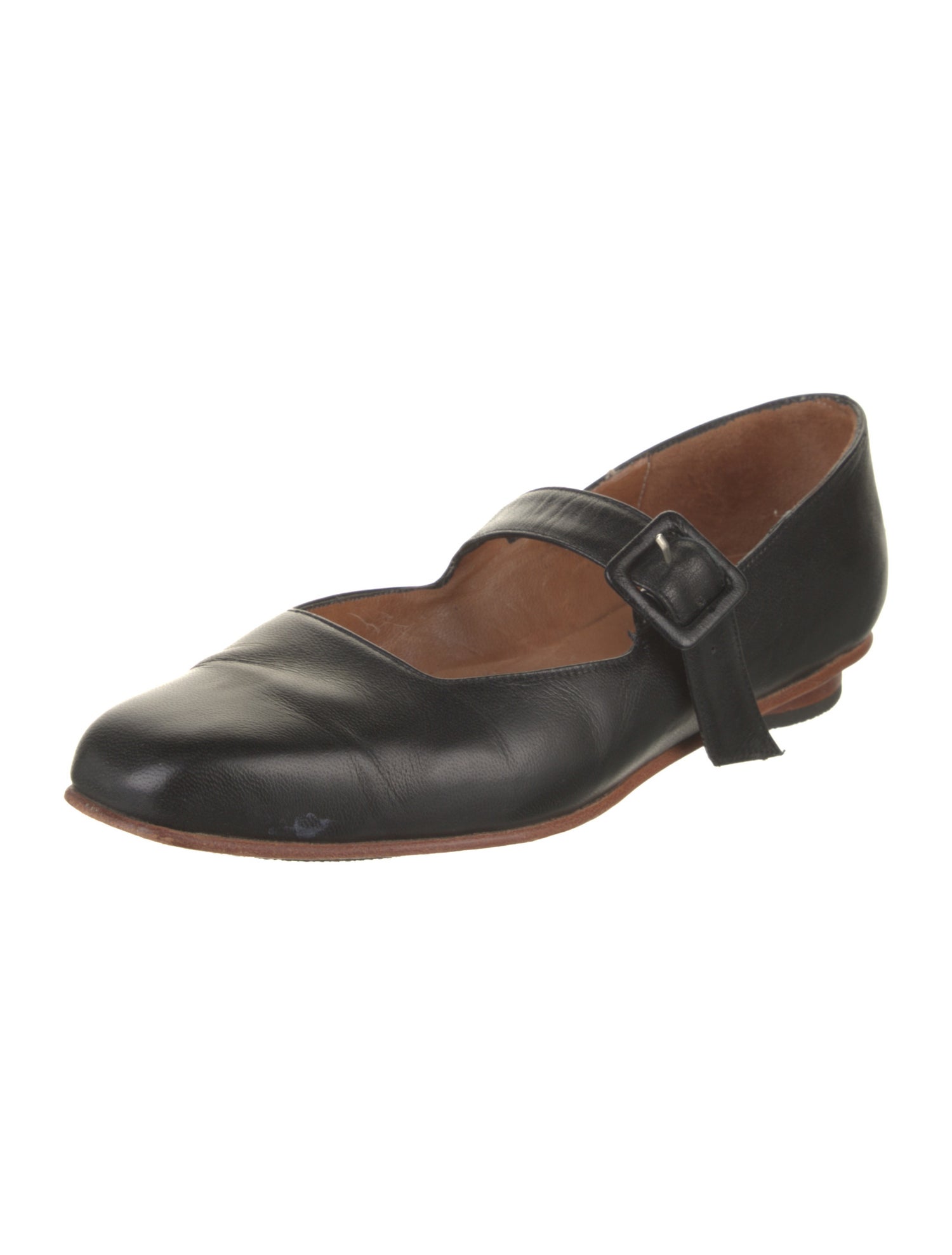 Zou Xou Leather Mary Jane Flats