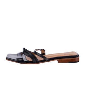 Zou Xou Leather Slides