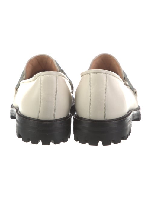 Zou Xou Leather Leather Trim Embellishment Loafers