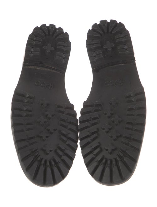 Zou Xou Leather Leather Trim Embellishment Loafers