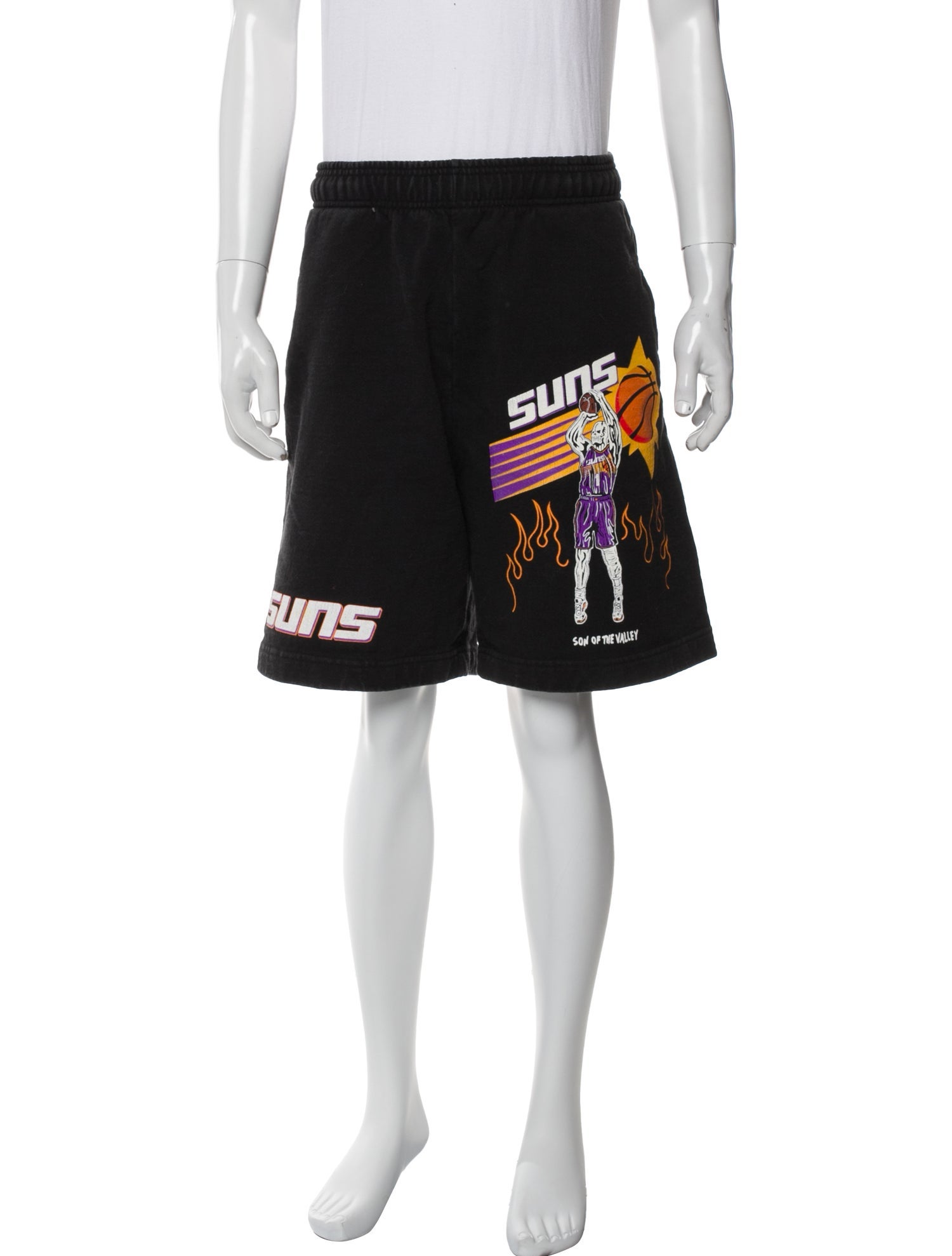 Warren Lotas Graphic Print Jogger Shorts