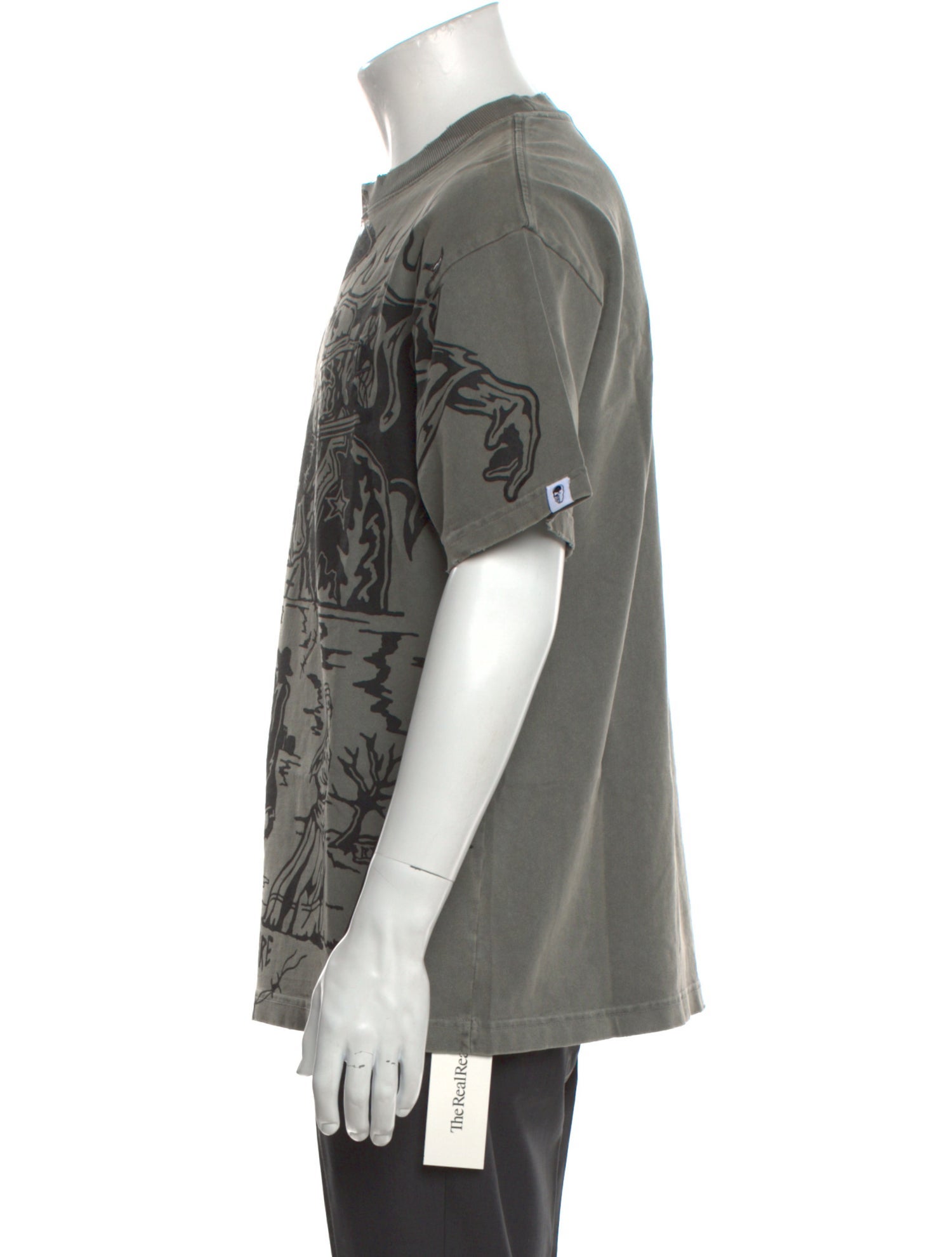 Warren Lotas Printed Crew Neck T-Shirt w/ Tags