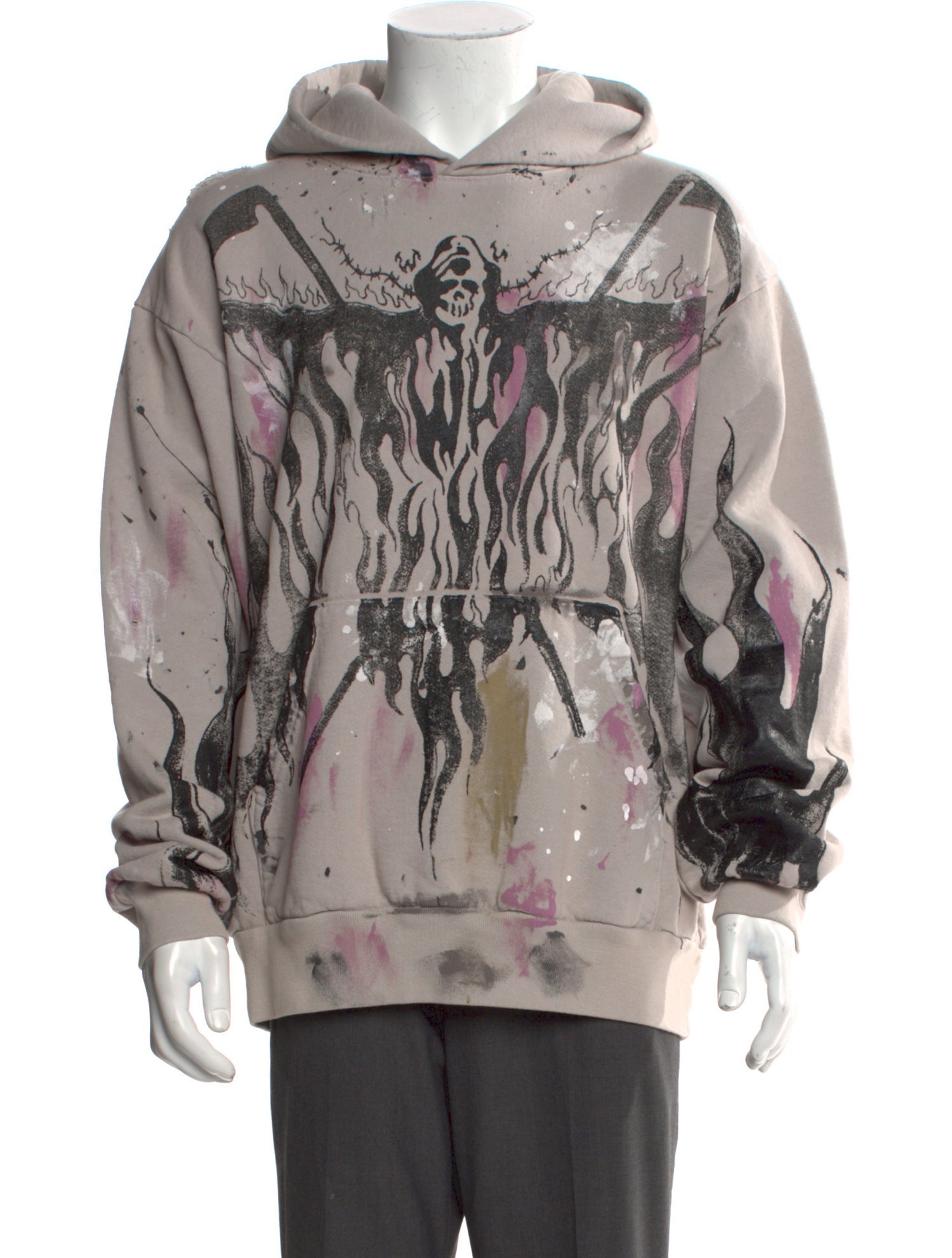 Warren Lotas Printed Crew Neck Hoodie w/ Tags