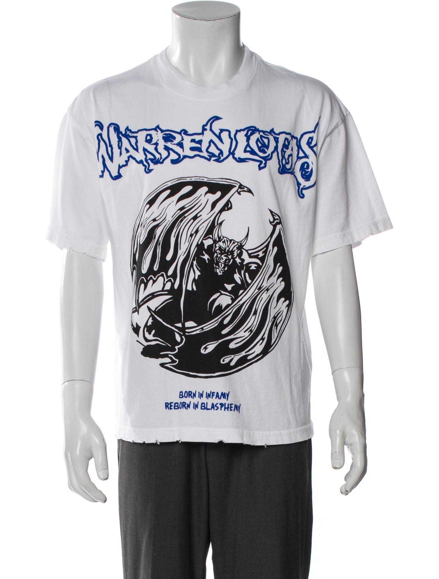 Warren Lotas Graphic Print Crew Neck T-Shirt