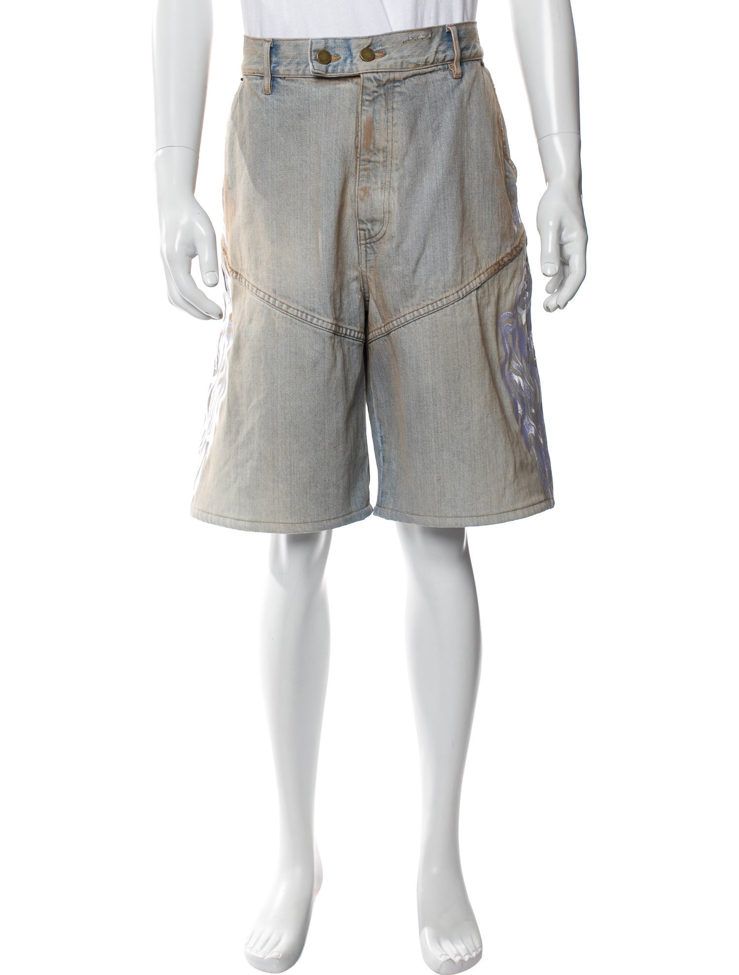 Warren Lotas Denim Shorts