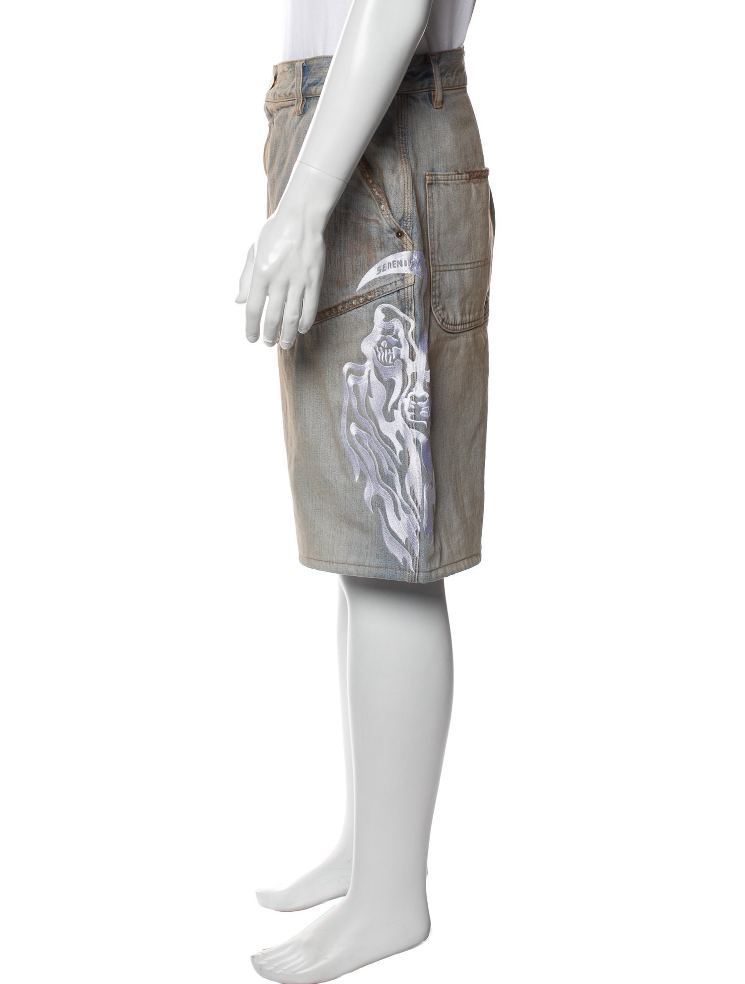 Warren Lotas Denim Shorts