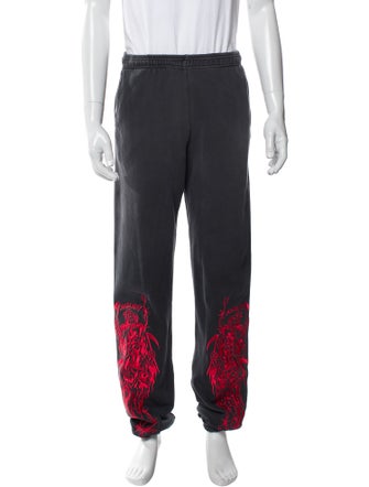 Warren Lotas Embroidered Accent Lounge Bottoms