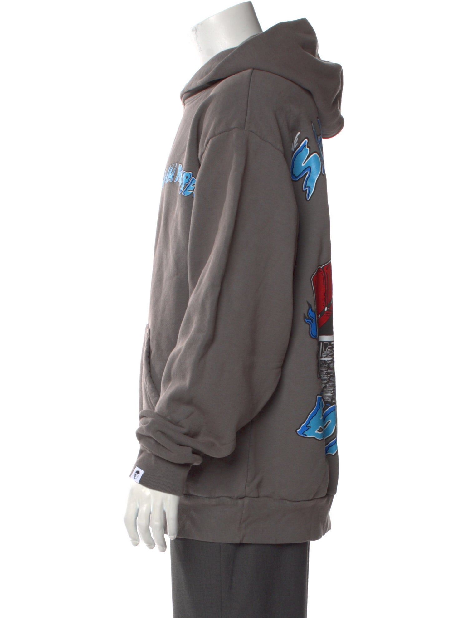 Warren Lotas Graphic Print Crew Neck Hoodie w/ Tags