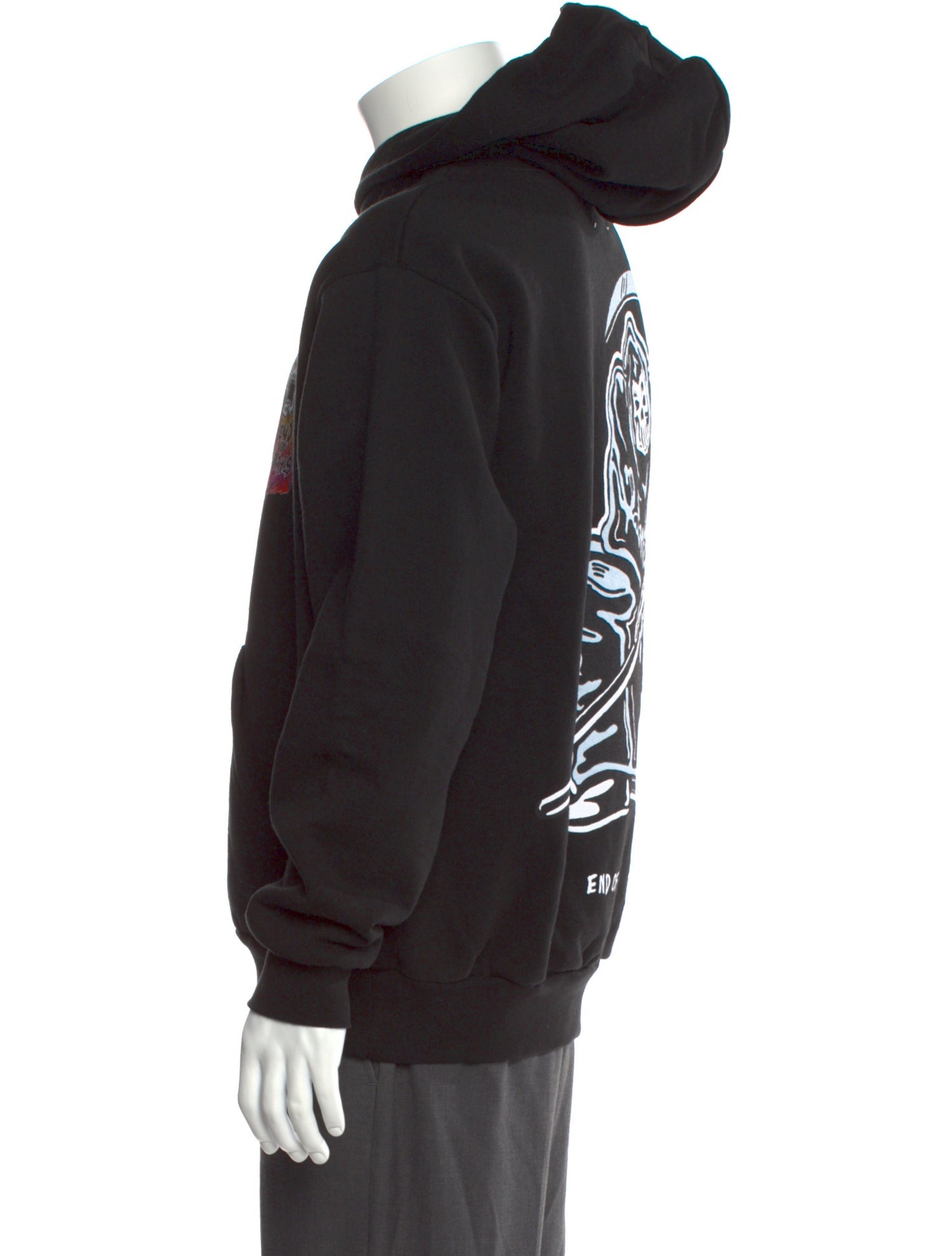 Warren Lotas Graphic Print Crew Neck Hoodie