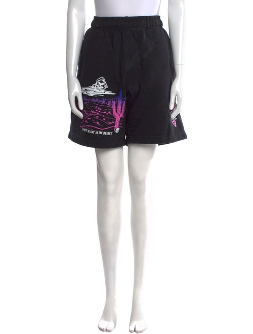 Warren Lotas Graphic Print Mini Shorts