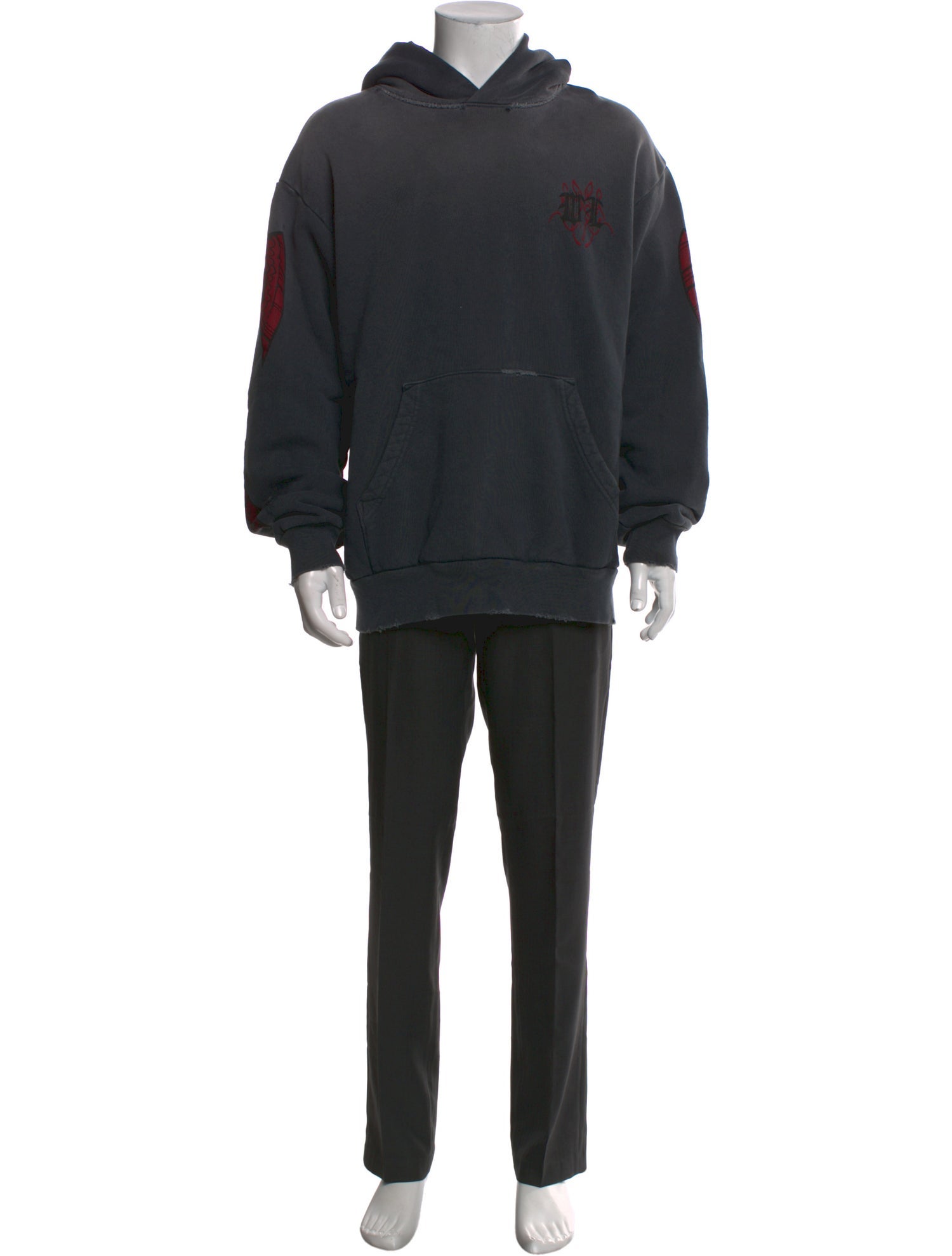 Warren Lotas Crew Neck Long Sleeve Hoodie