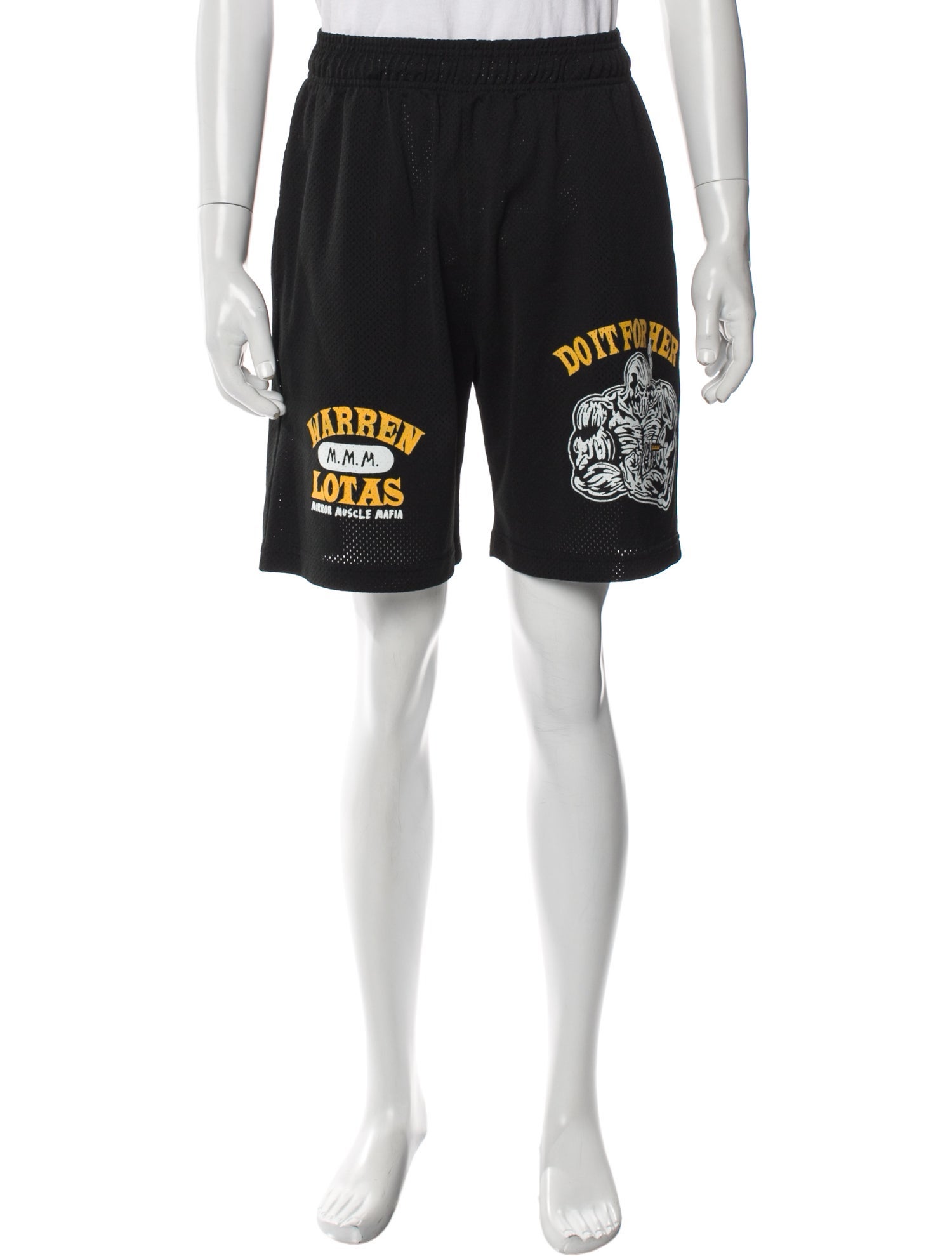Warren Lotas Graphic Print Athletic Shorts