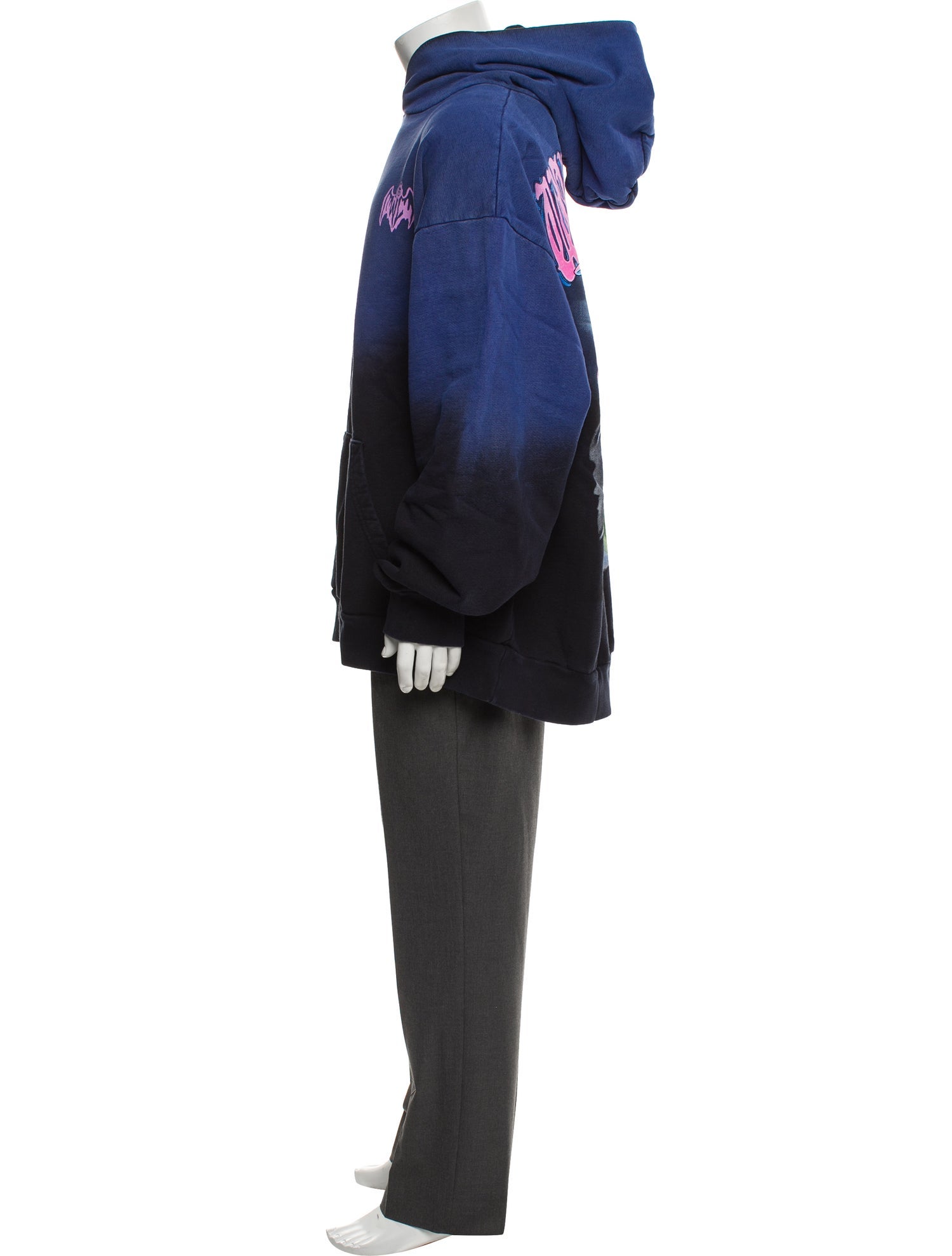 Warren Lotas Graphic Print Crew Neck Hoodie w/ Tags