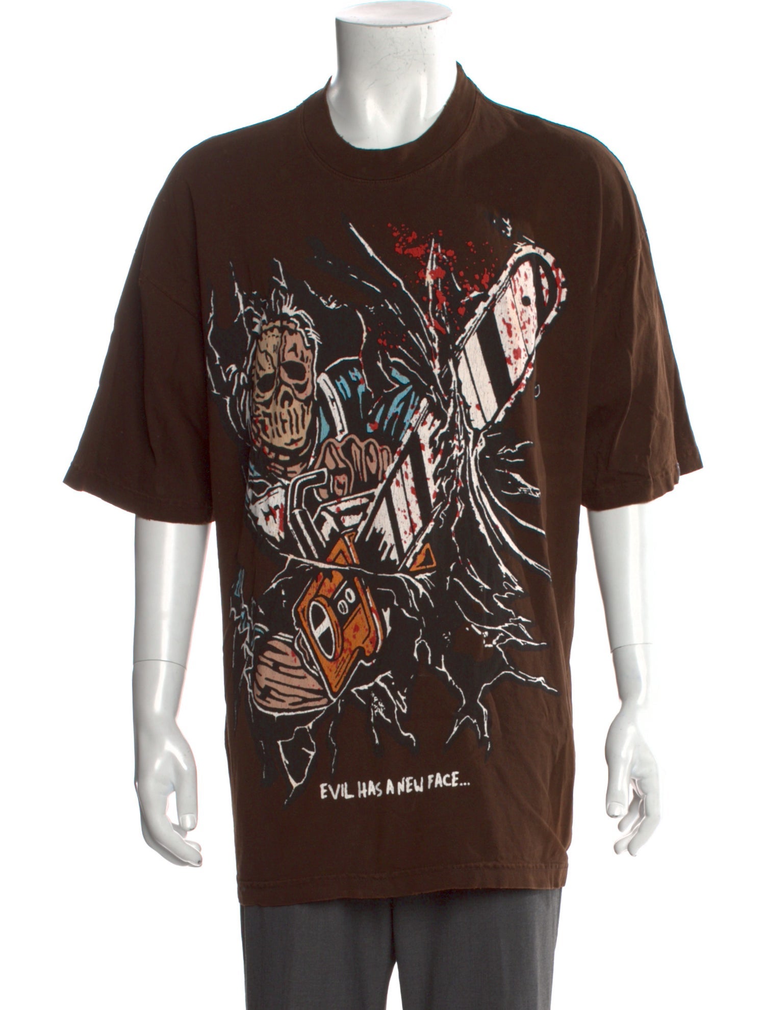 Warren Lotas Animal Print Crew Neck T-Shirt