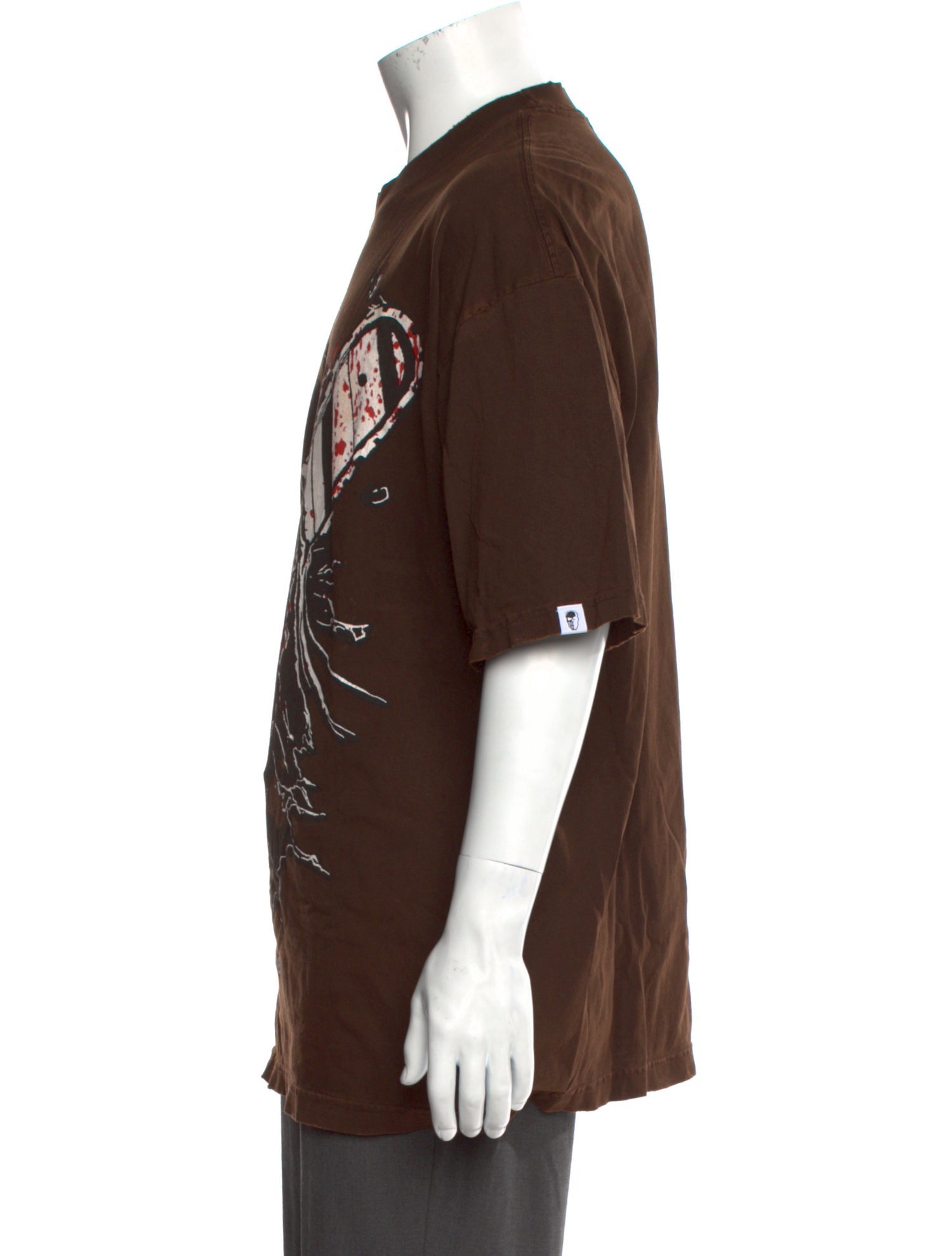 Warren Lotas Animal Print Crew Neck T-Shirt