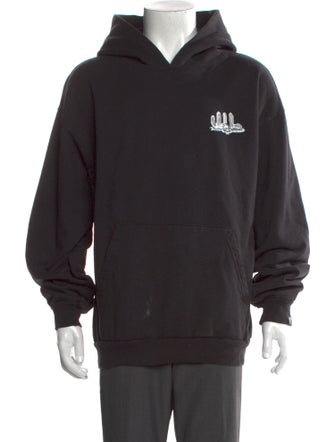 Warren Lotas Graphic Print Crew Neck Hoodie