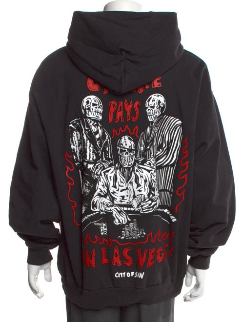 Warren Lotas Graphic Print Crew Neck Hoodie