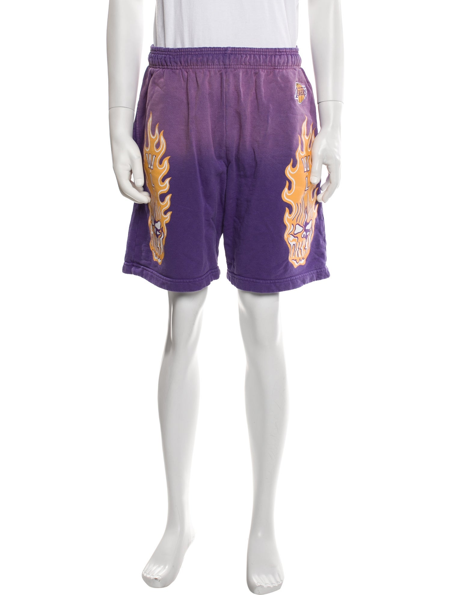 Warren Lotas Graphic Print Jogger Shorts