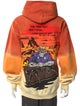 Warren Lotas Tie-Dye Print Crew Neck Hoodie