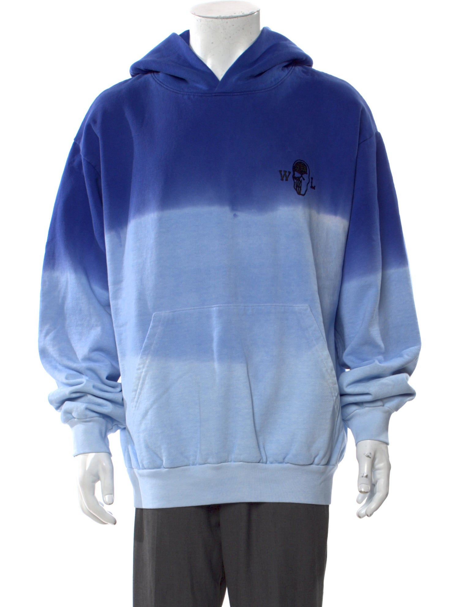 Warren Lotas Tie-Dye Print Crew Neck Hoodie