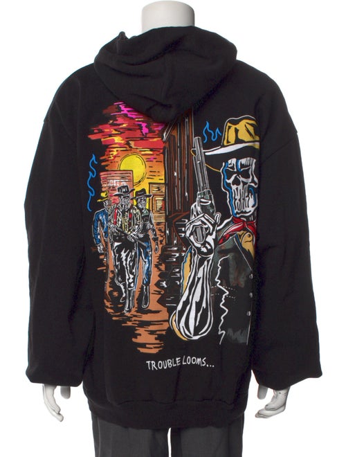 Warren Lotas Graphic Print Crew Neck Hoodie