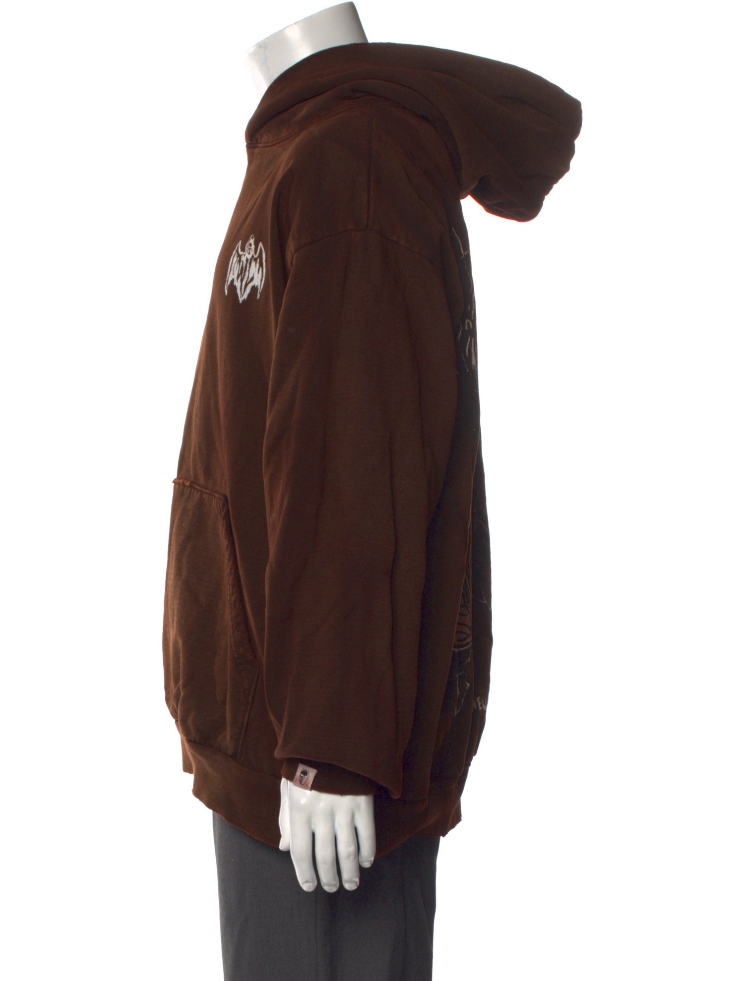 Warren Lotas Graphic Print Crew Neck Hoodie