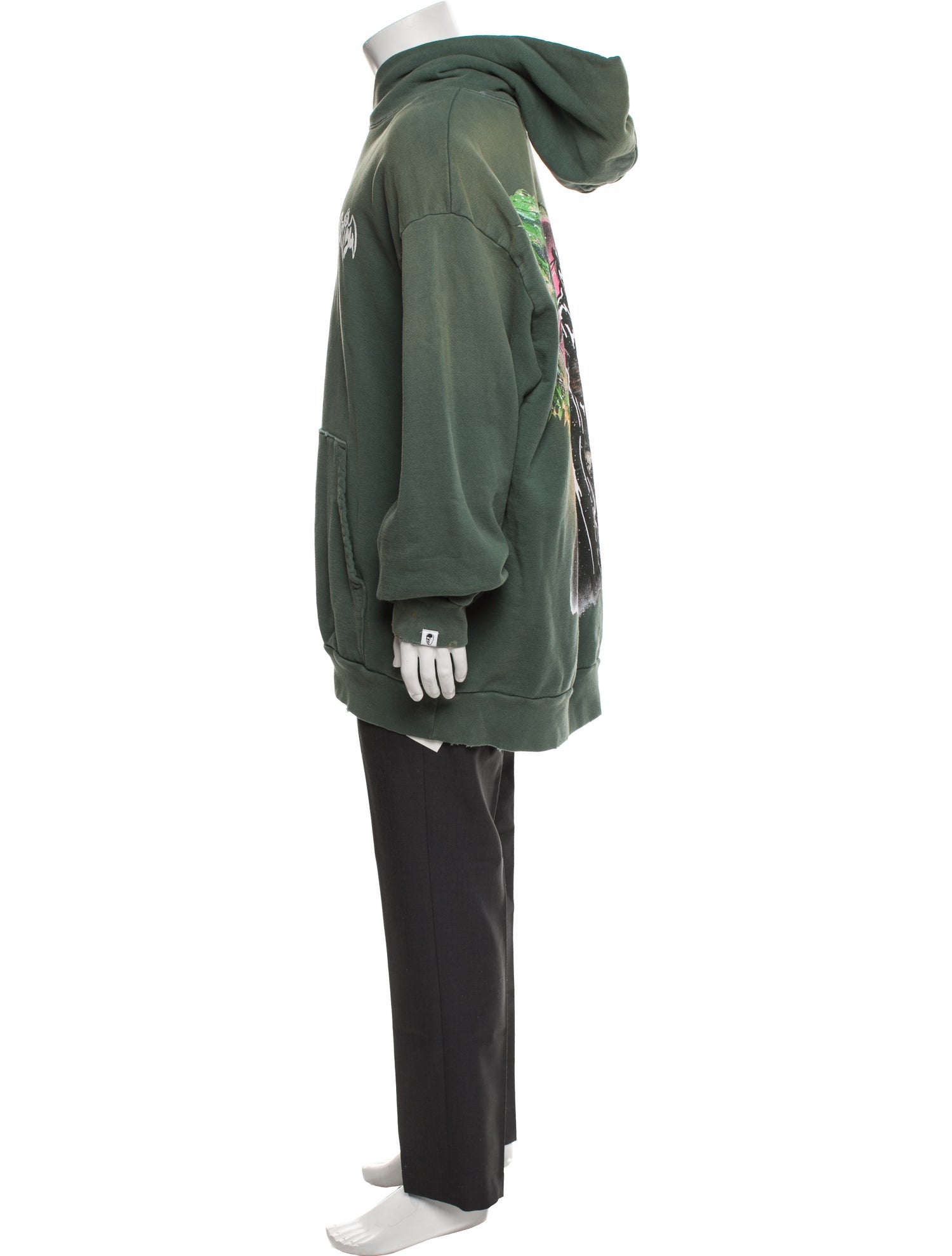 Warren Lotas Graphic Print Crew Neck Hoodie