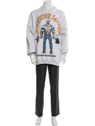 Warren Lotas Mirror Muscle Mafia Graphic Print Hoodie