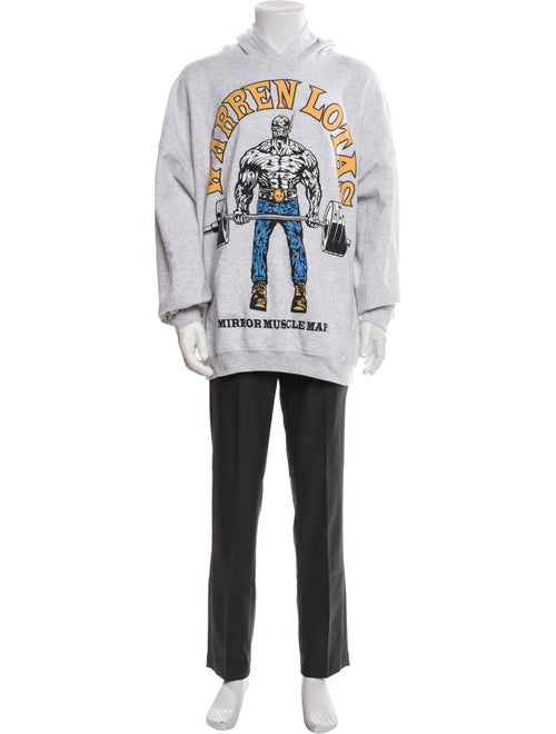 Warren Lotas Mirror Muscle Mafia Graphic Print Hoodie