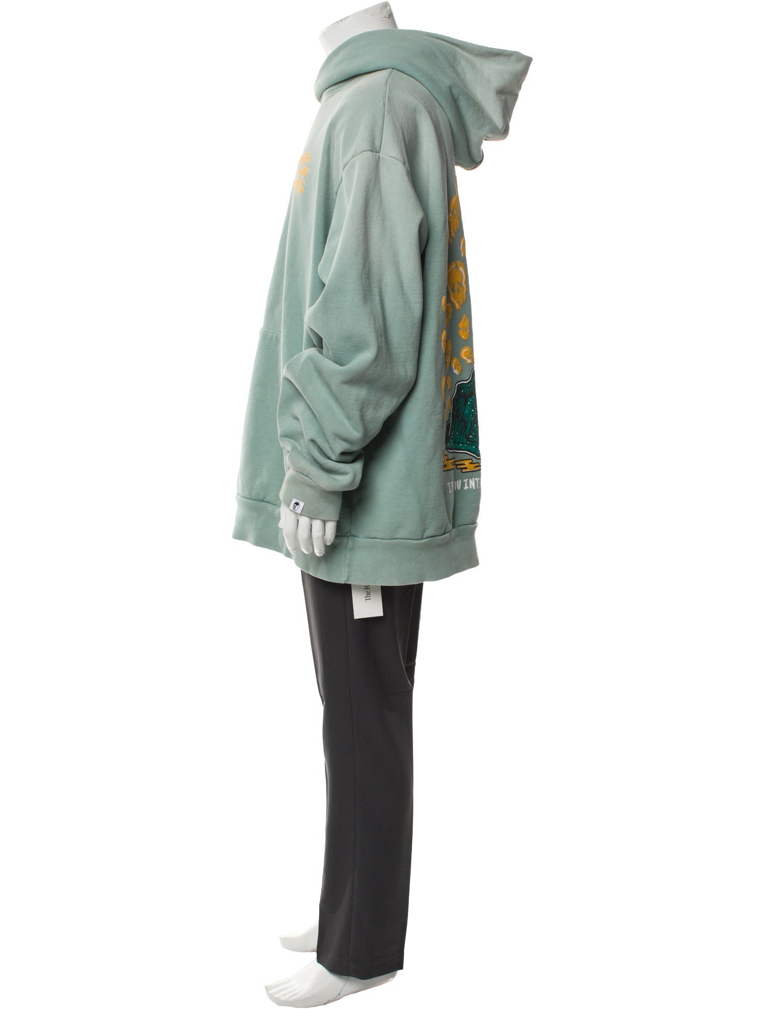 Warren Lotas Graphic Print Crew Neck Hoodie